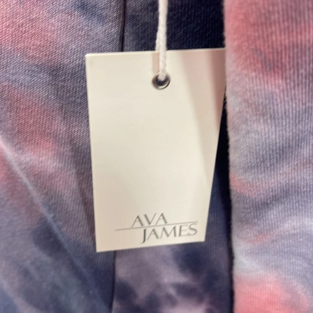 Ava James New Tie Dye Sweatshirt Dress Large NWT